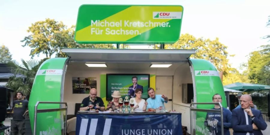 Junge Union im Sachsen-Wahlkampf
