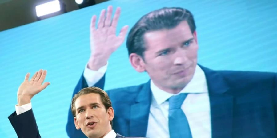 Sebastian Kurz feiert Wahlsieg