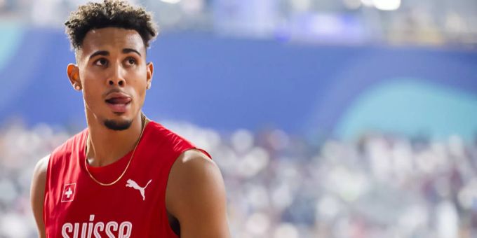 Jason Joseph an der Leichtathletik-WM in Katar. Jason Joseph