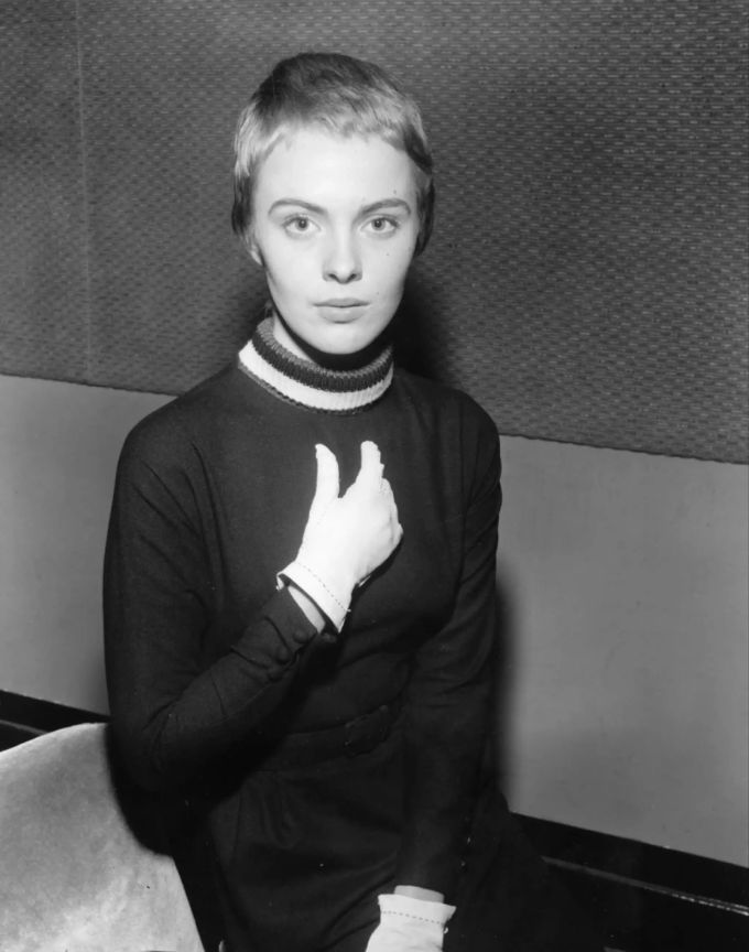 Die Schauspielerin Jean Seberg. Jean Seberg