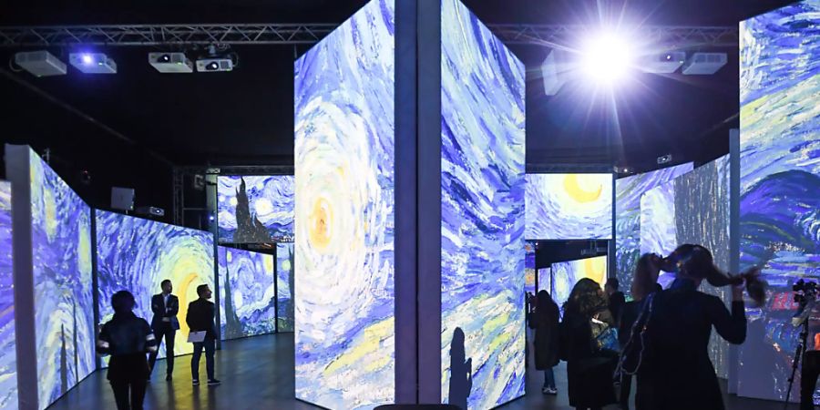 Rundum-Show: Die multimediale Ausstellung «Van Gogh Alive - The Experience» ist intensiv für alle Sinne.