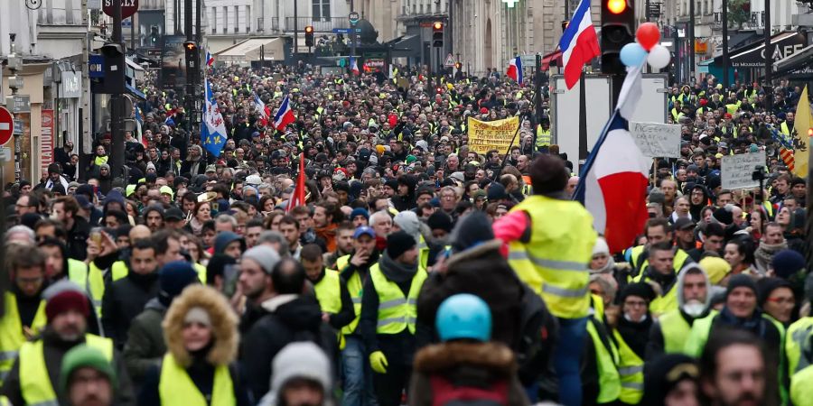 Ein Jahr «Gelbwesten»-Proteste