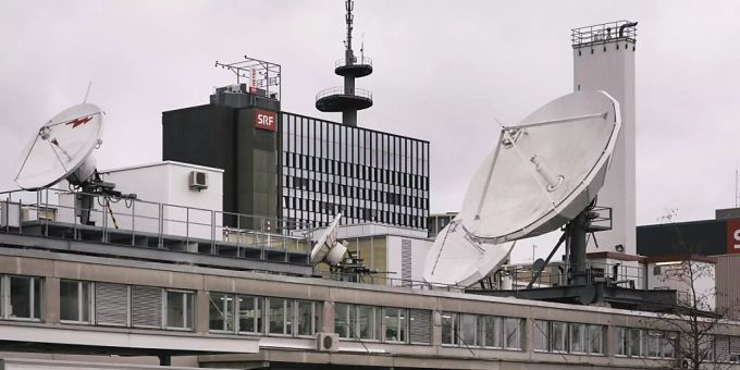 Das Hautgebäude von Schweizer Radio und Fernsehen (SRF) in Leutschenbach ZH. leutschenbach srg