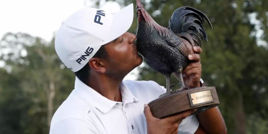 Sebastian Munoz hat die Sanderson Farms Championship gewonnen. Foto: Rogelio V. Solis/AP