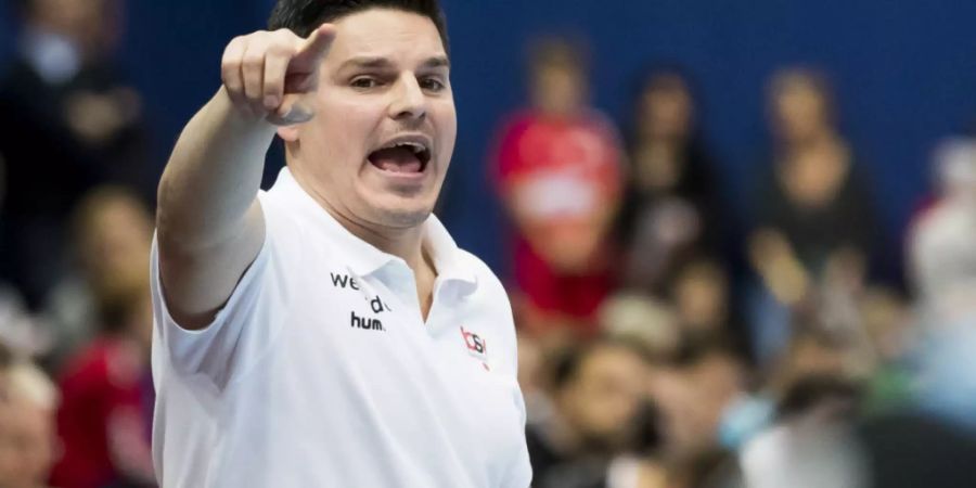 Berns Trainer Aleksandar Stevic führte sein Team zum dritten Sieg in Serie (Archivbild)