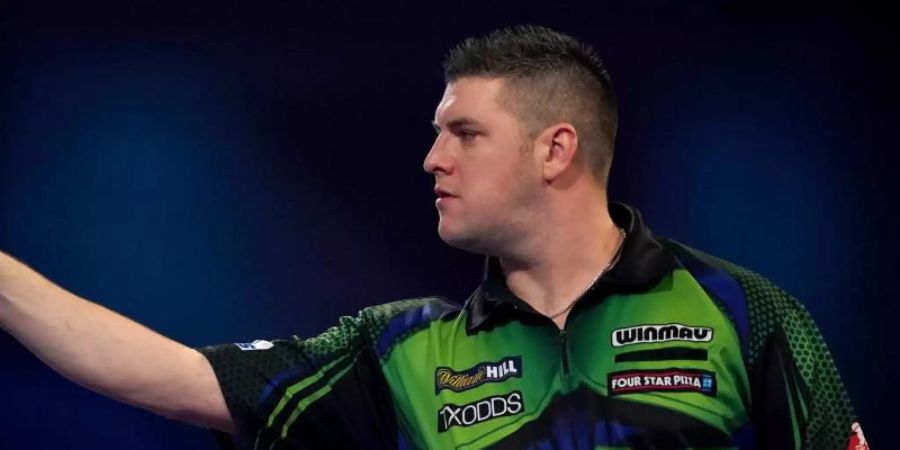 Mit Daryl Gurney sind bereits sechs Spieler der Top 10 der Weltrangliste ausgeschieden. Foto: Tess Derry/PA Wire/Archivbild