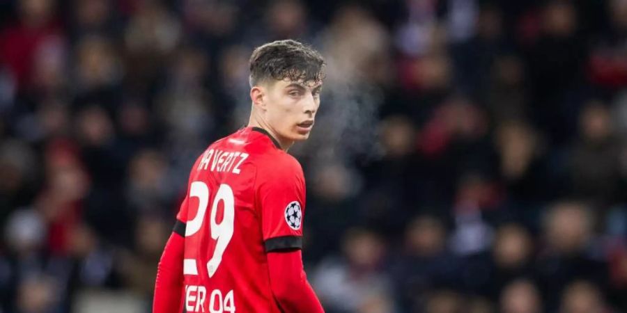 Kai Havertz steht in Leverkusen noch bis Sommer 2022 unter Vertrag. Foto: Rolf Vennenbernd/dpa