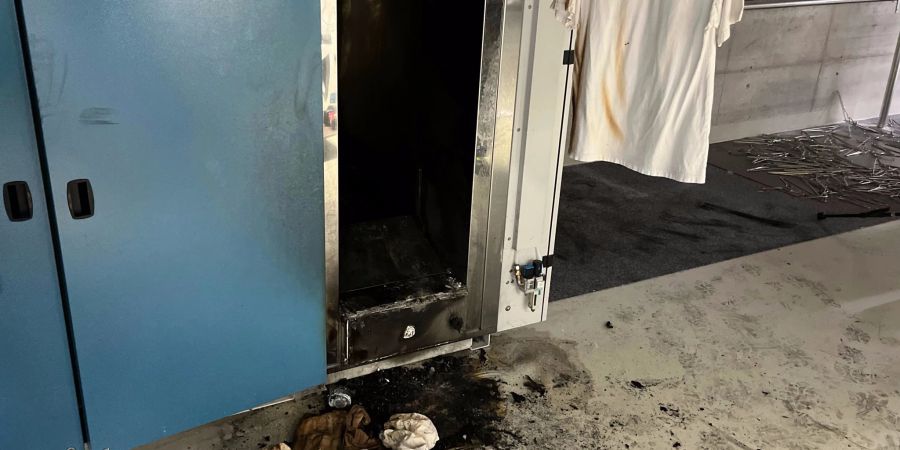 Bronschhofen: Brand eines Industrietrockners