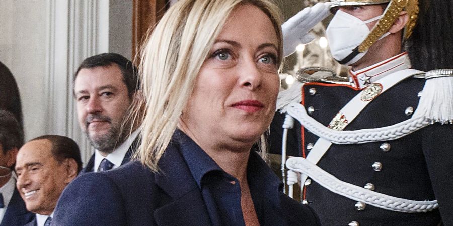 Giorgia Meloni wird heute als Regierungschefin vereidigt.