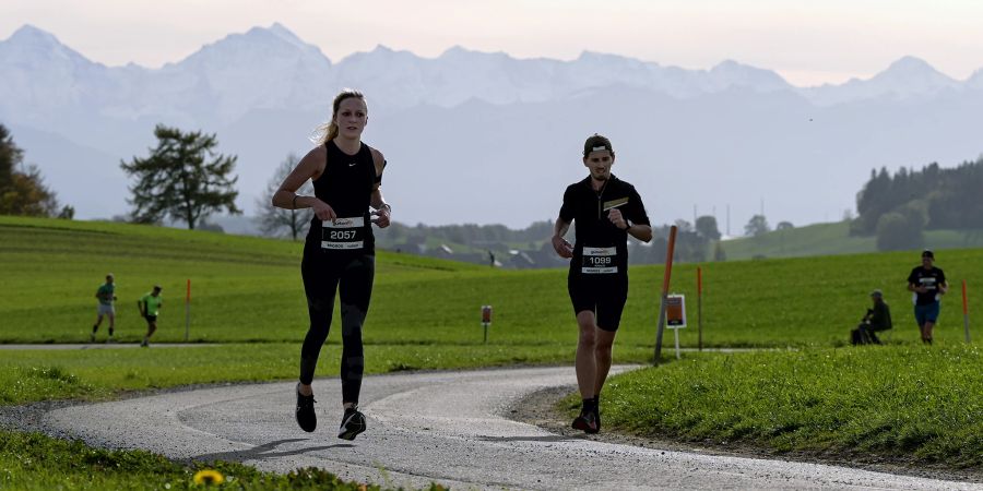 Die 40. Gurtenclassic vor imposanter Kulisse. - Köniz