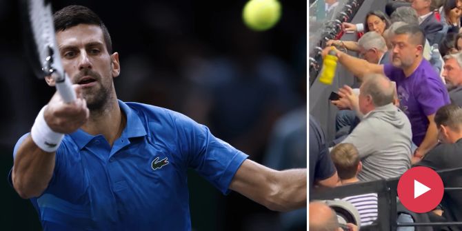 Novak Djokovic Trinkflasche Video