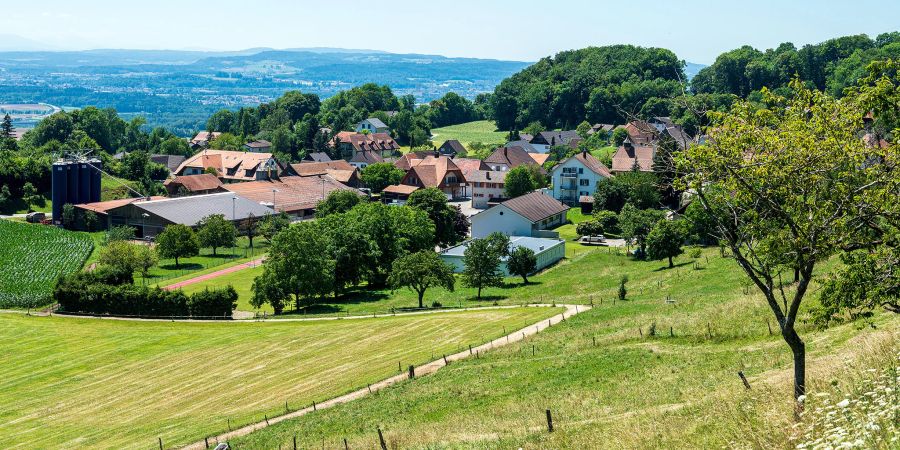 Blick auf Rumisberg.