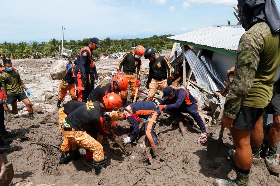 Ein Tropensturm hat im Süden der Philippinen Verwüstungen angerichtet.