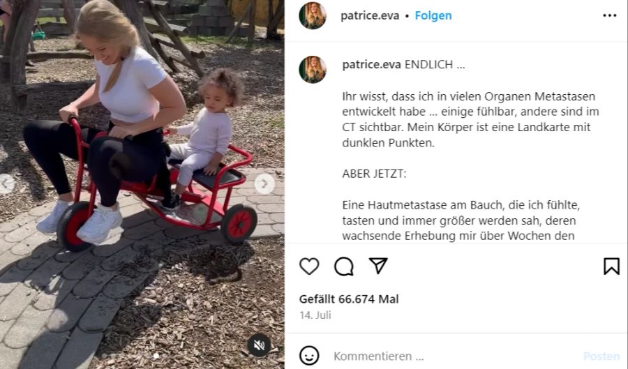 Patrice beim Herumtollen - ein unbeschwerter Alltagsmoment.