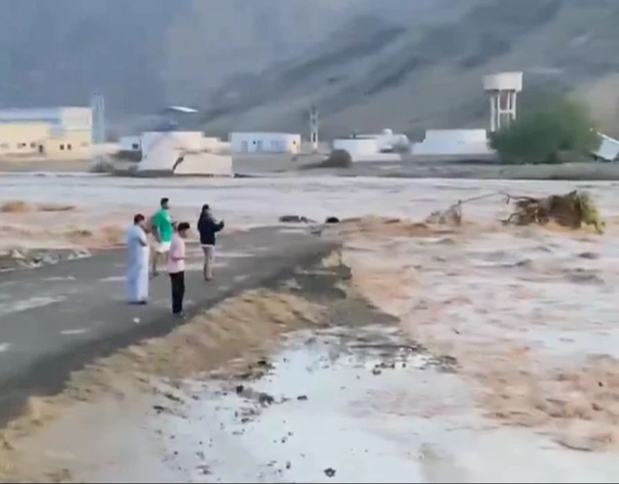 Anfang Woche herrschten in Saudi-Arabien extreme Wetterbedingungen.