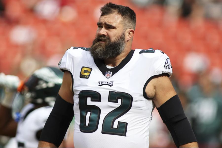 Jason Kelce spielte für die Philadelphia Eagles.