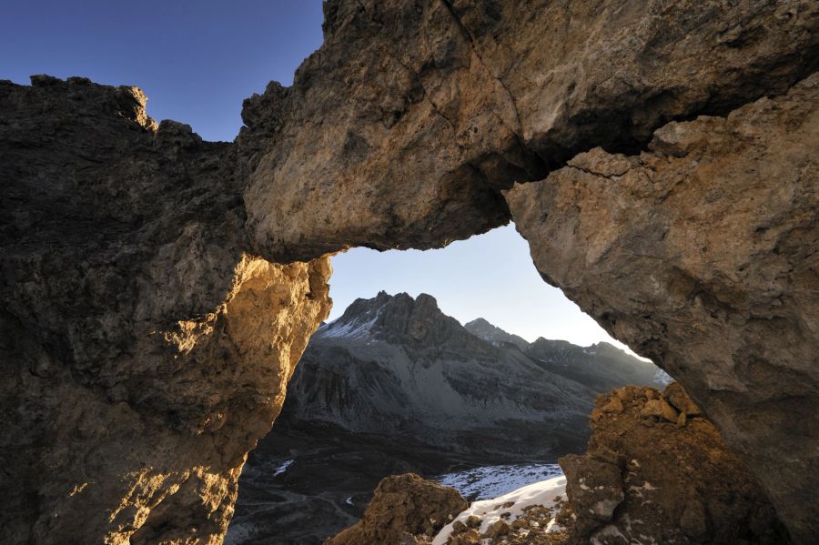 Alpine Landschaft im Naturpark Ela.