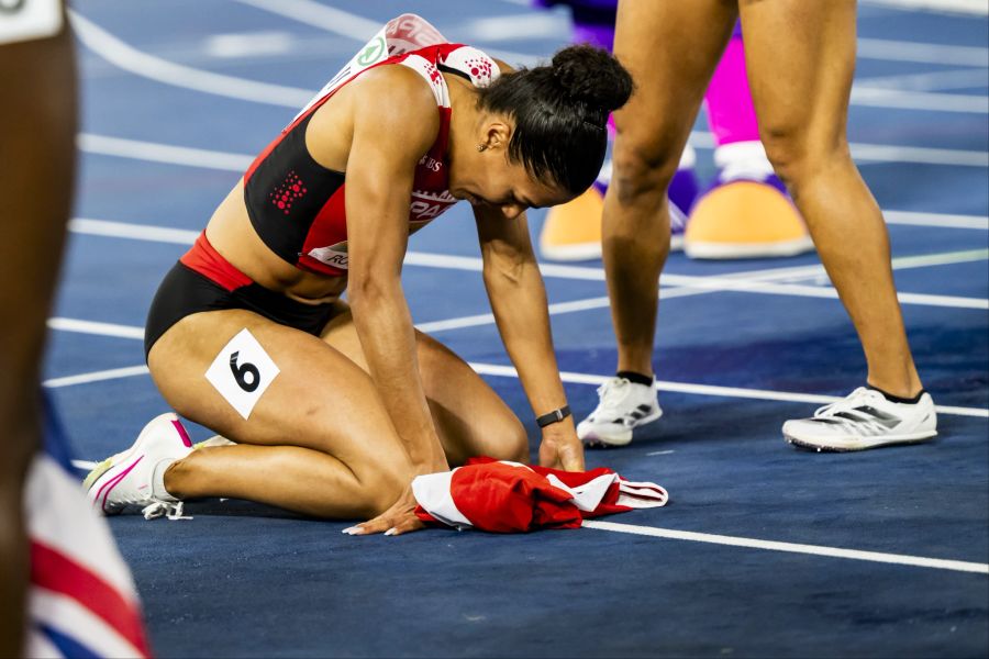 «Die bislang am härtesten erkämpfte Medaille», sagt die Sprint-Queen nach dem Rennen.