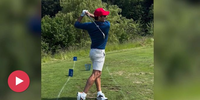 «Wünscht mir Glück» - Lanciert Roger Federer hier seine Golf-Karriere?