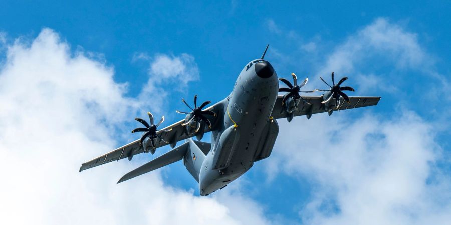 A400 M könnten bei Evakuierungen aus dem Libanon zum Einsatz kommen. (Archivbild)