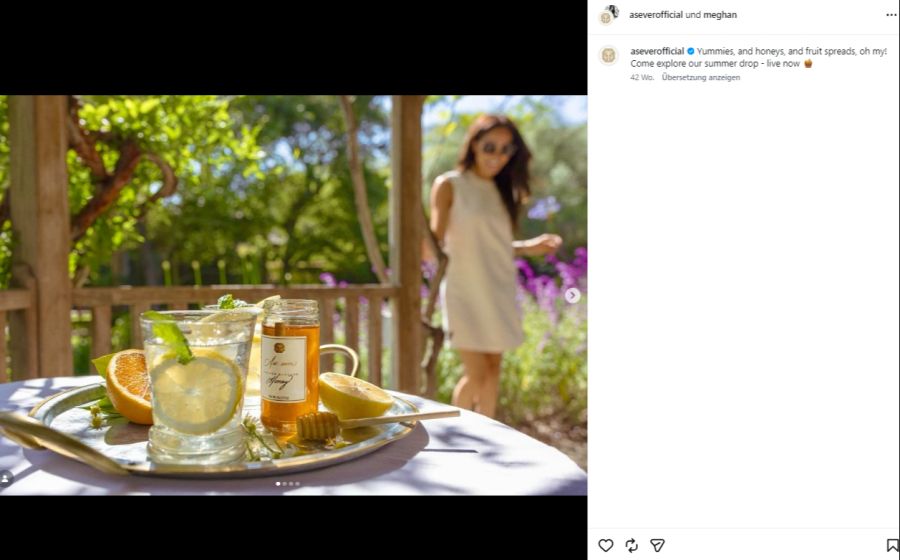 Auch Honig gehört zu den Produkten, die Meghan verkauft.