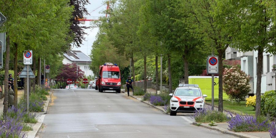 In Romanshorn hatte sich eine bewaffnete Person in einer Wohnung eingesperrt.