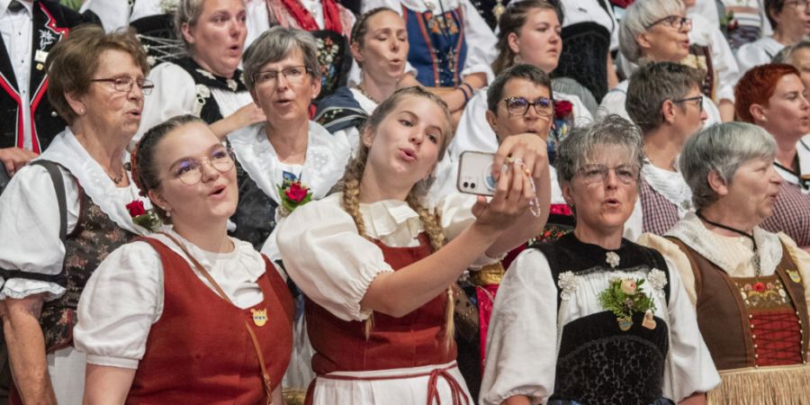 Das Eidgenössische Jodlerfest kommt dieses Jahr nach Basel. Die letzte Ausgabe fand in Zug statt. (Archivbild)