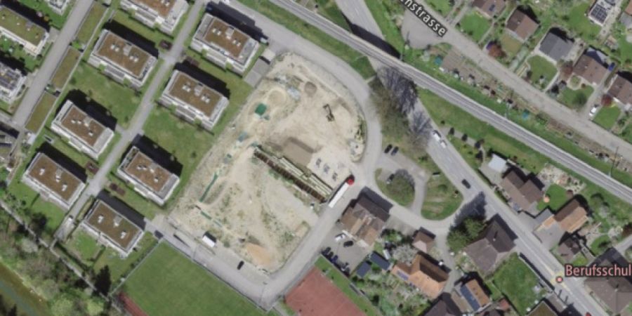 Für die vordere Zürchermatte in Langnau liegen nach dem Volksneine zu einem Lidl-Supermark 2023 neue Pläne vor.