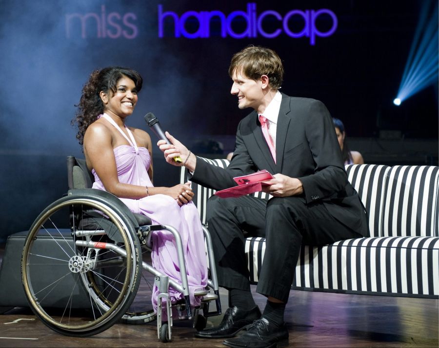 An der ersten Miss Handicap-Wahl in Bern 2009 war Tim Wielandt Moderator.