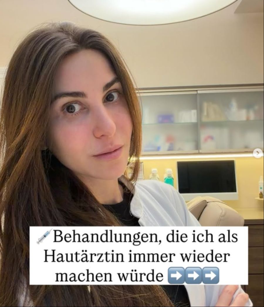 Bei der Hautärztin Emi Arpa hat Sylvie ihre Behandlungen durchführen lassen.