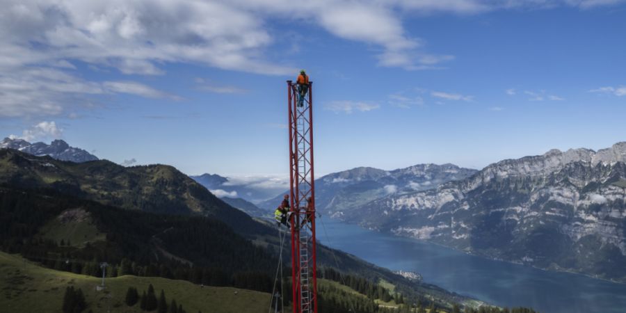 In Zünikon bei Wiesendangen wird nächste Woche ein Windmessmast aufgebaut. (Symbolbild)