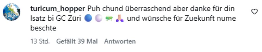 Dieser Fan hat nicht mit der Trainer-Entlassung bei GC gerechnet.