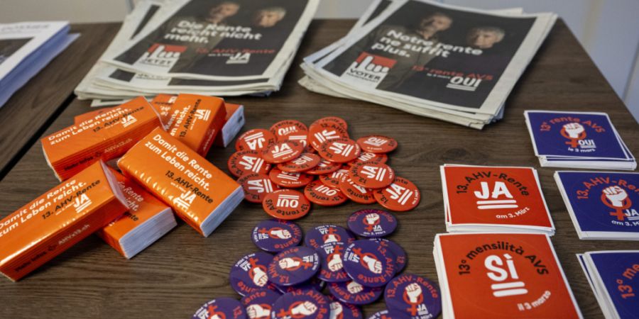 Im März 2024 sagten Volk und Stände Ja zur 13. AHV-Rente. Zwei Jahre später sind sich die Räte noch nicht einig, wie der Rentenzuschlag finanziert werden soll. (Archivbild)