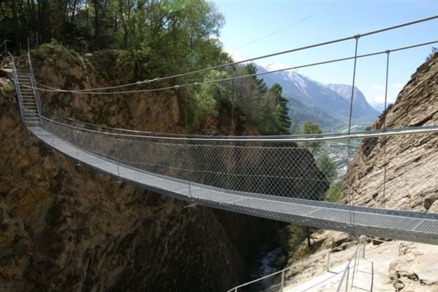 Hängebrücke Niedergesteln Wallis