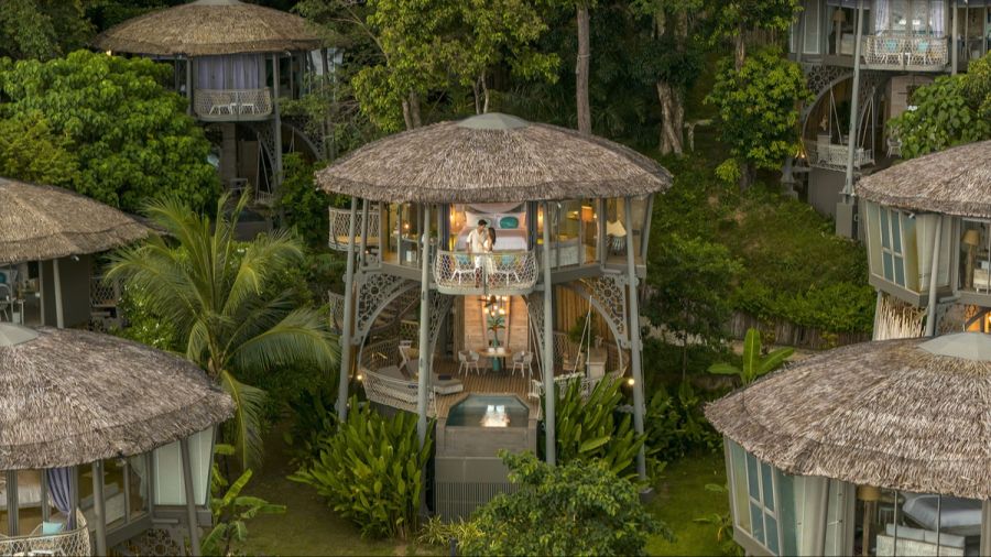 Im Nordosten der thailändischen Insel Koh Yao Noi liegen die Tree House Villas Koh Yao Noi.