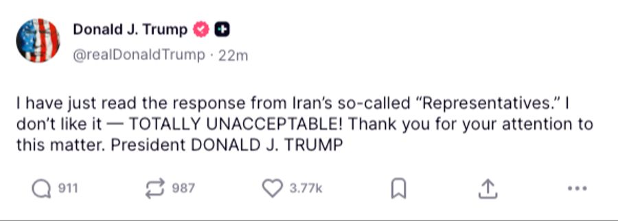 Antwort Trump