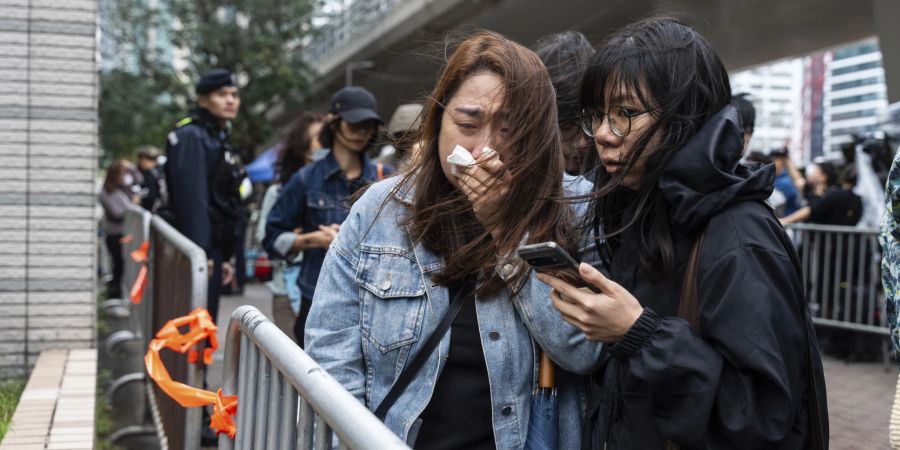 Hong Kong Activists Sentencing