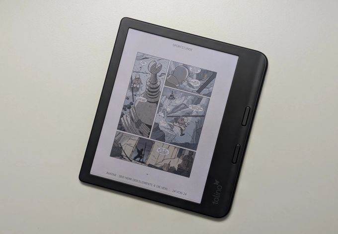 Der Tolino Vision Color ist eine spannende Möglichkeit, um auch farbige Comics zu lesen. Tolino Vision Color
