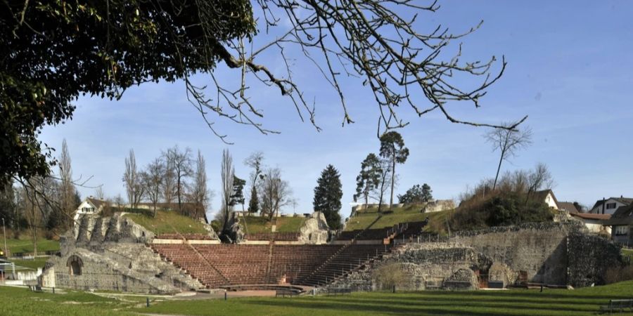 Das römische Theater in der Aussenanlage von Augusta Raurica