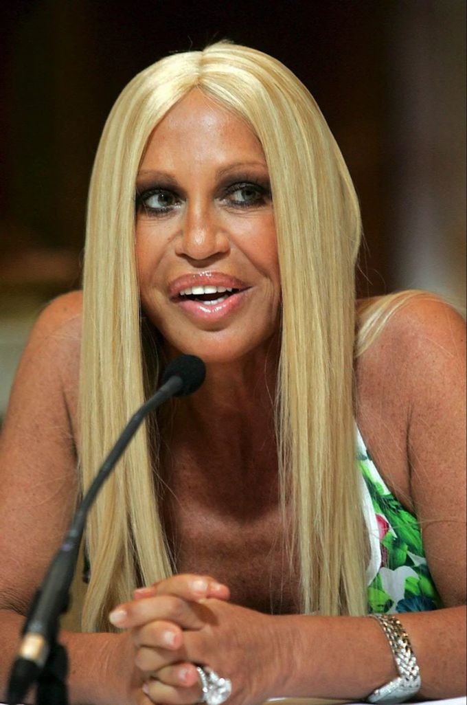 Donatella Versace im Mai 2005. Donatella Versace