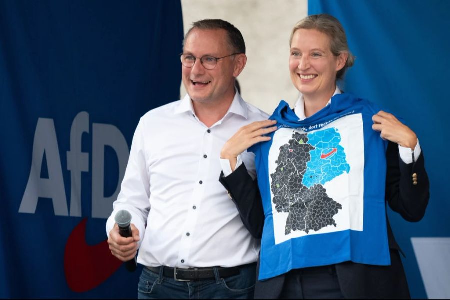 Er wolle Freiheit und Frieden, begründet ein AfD-Wähler seine Stimme.