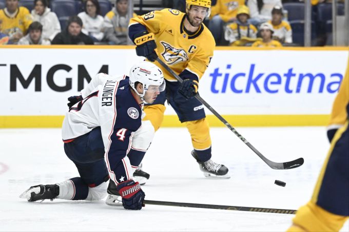 Roman Josi bleibt mit Nashville in der NHL siegreich. Roman Josi Nashville NHL