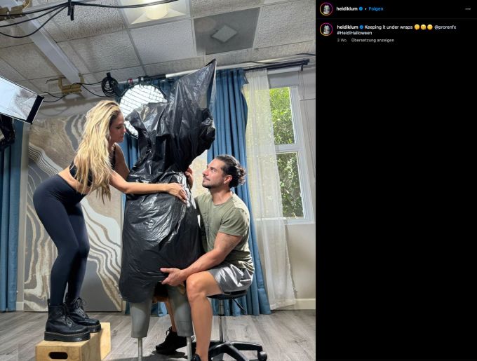 Noch ist das diesjährige Halloweenkostüm von Heidi Klum ein Geheimnis. Heidi Klum Halloweenkostüm