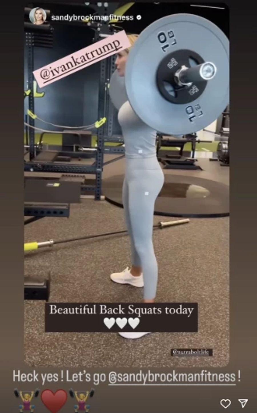 Eine Runde Black Squats? Für Ivanka Trump kein Problem.