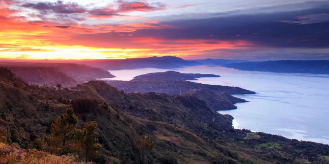 Landschaft auf Sumatra.