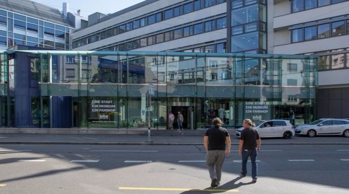 Der FCZ-Fanshop an der Werdstrasse 21 in Zürich. FCZ Fanshop