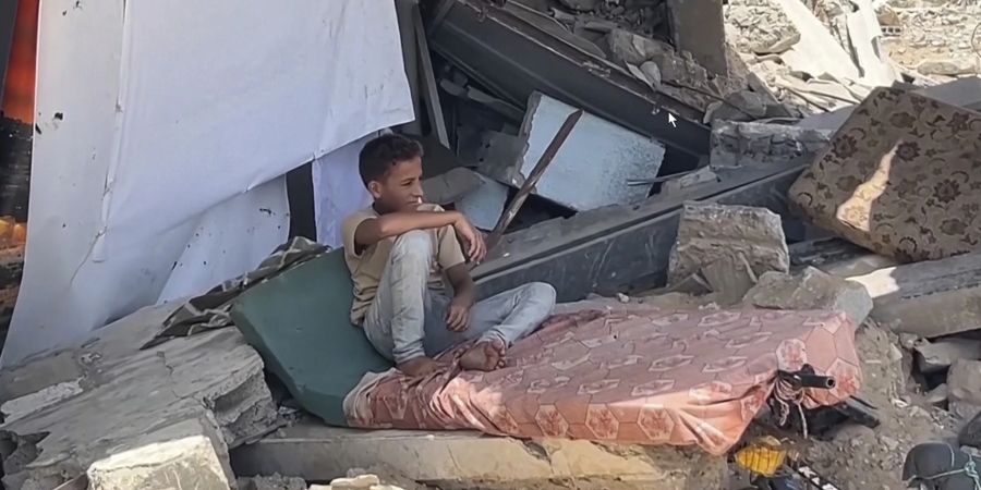 Israel Palestinians Stadium Shelter