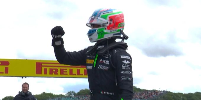 Regen-Chaos - Erster F2-Sieg für Mercedes-Star Antonelli in Silverstone