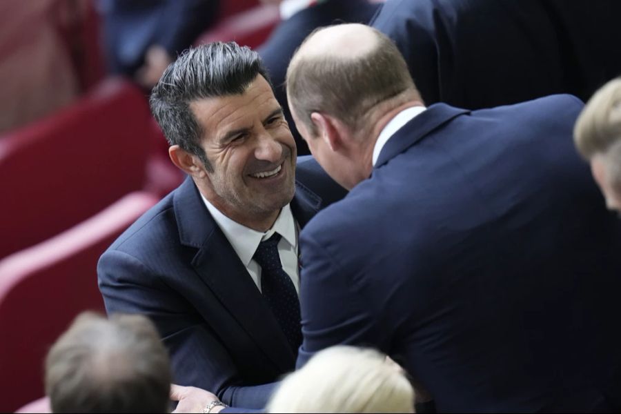 Fussball-Funktionär und -Legende Luis Figo ...