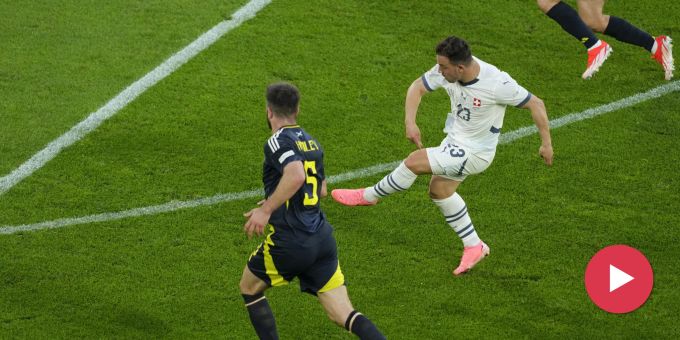 1:1-Remis - Nati dank Shaqiri-Traumtor mit einem Bein im Achtelfinal